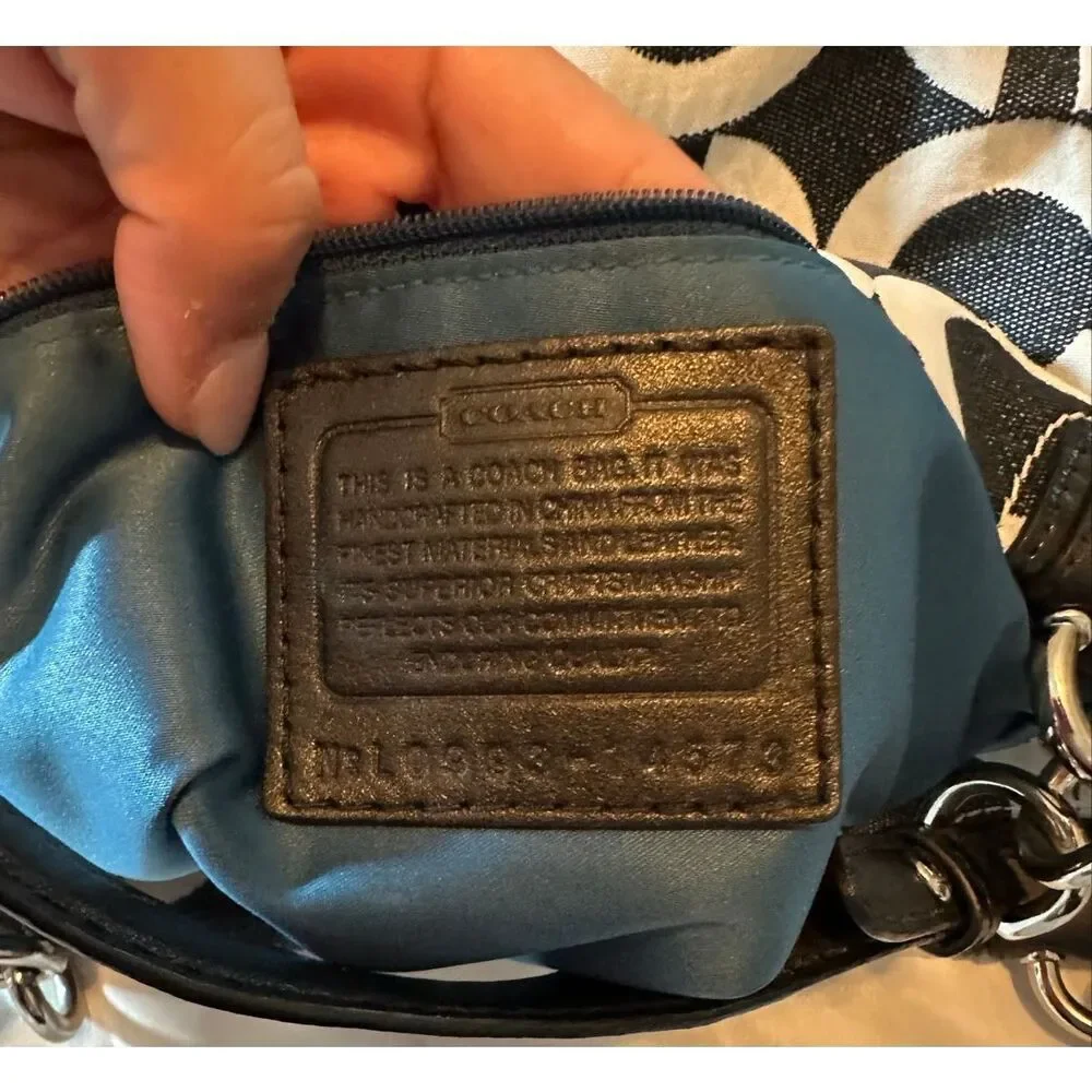 Coach OP Signature Shoulder Purse Tote